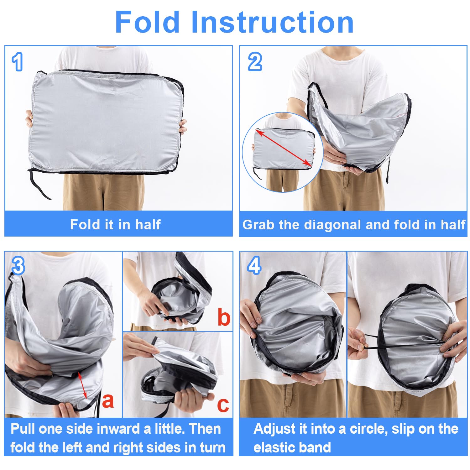 PIMCAR sun shade in parking lot protecting interior and lowering heat
