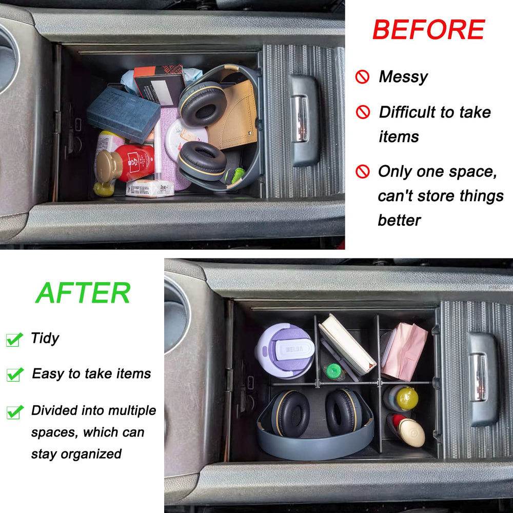 PIMCAR storing phone and sunglasses for easy grab-and-go convenience