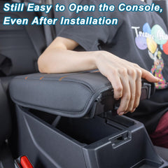 PIMCAR side profile of cover on console showing low-profile, OEM-compatible fit