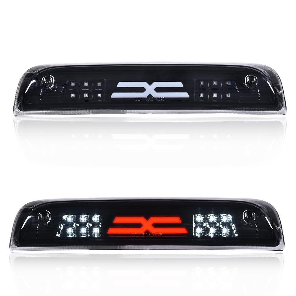 PIT66 third brake light front view showing clean factory-fit appearance and improved visibility