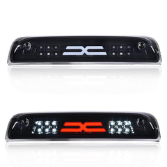 PIT66 third brake light front view showing clean factory-fit appearance and improved visibility