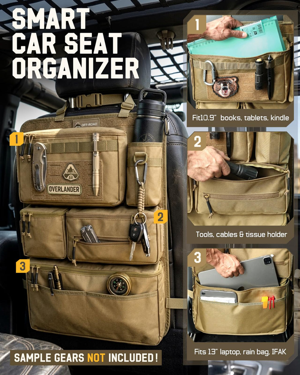 Pitozer 600D polyester texture demonstrating water-resistant durability