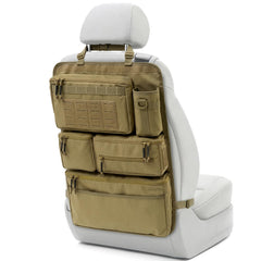 Pitozer front view showing all pockets and layout for organized storage