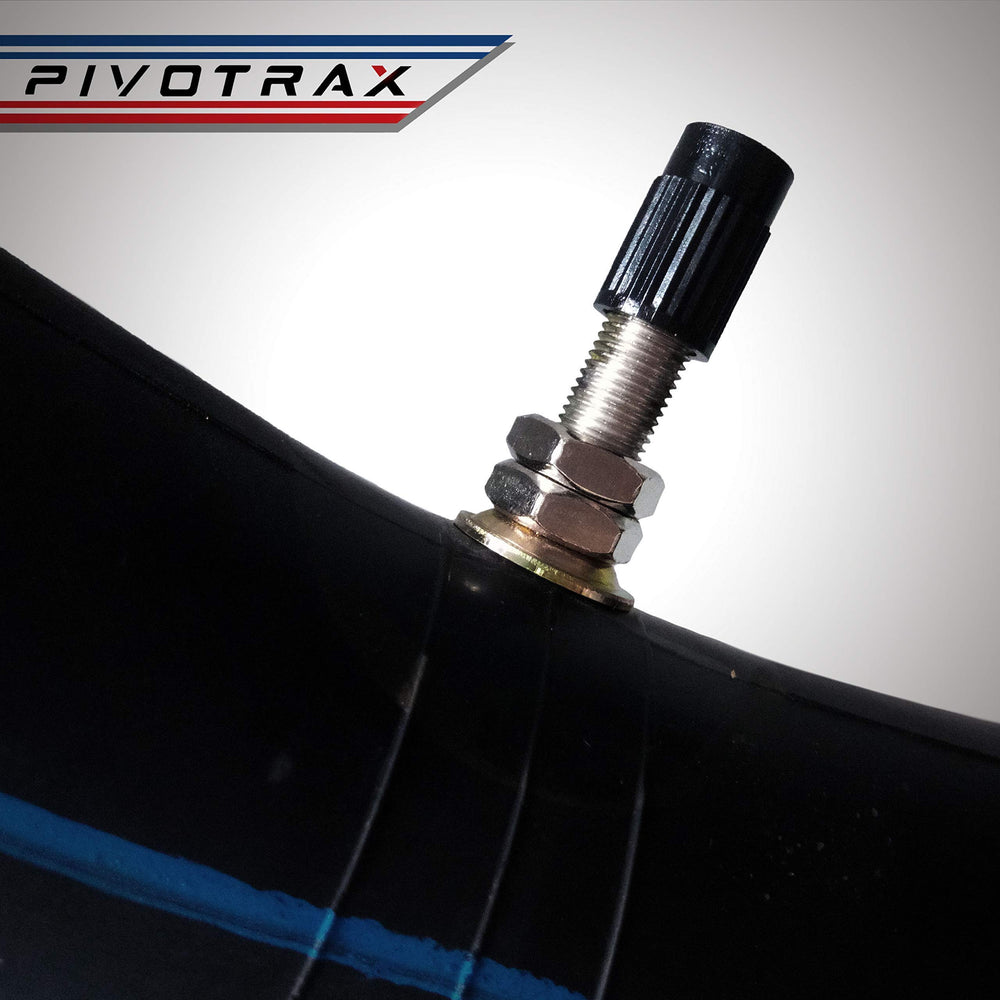 PIVOTRAX inner tube on an off-road bike showing reliable performance in rough terrain