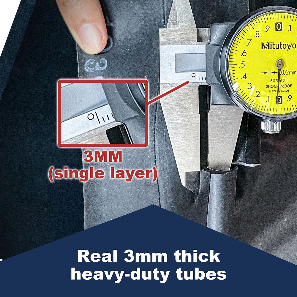 PIVOTRAX 3mm thickness comparison illustrating improved durability on trails