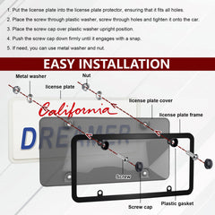 PLALEI screws caps washers and sealing pads set for easy installation