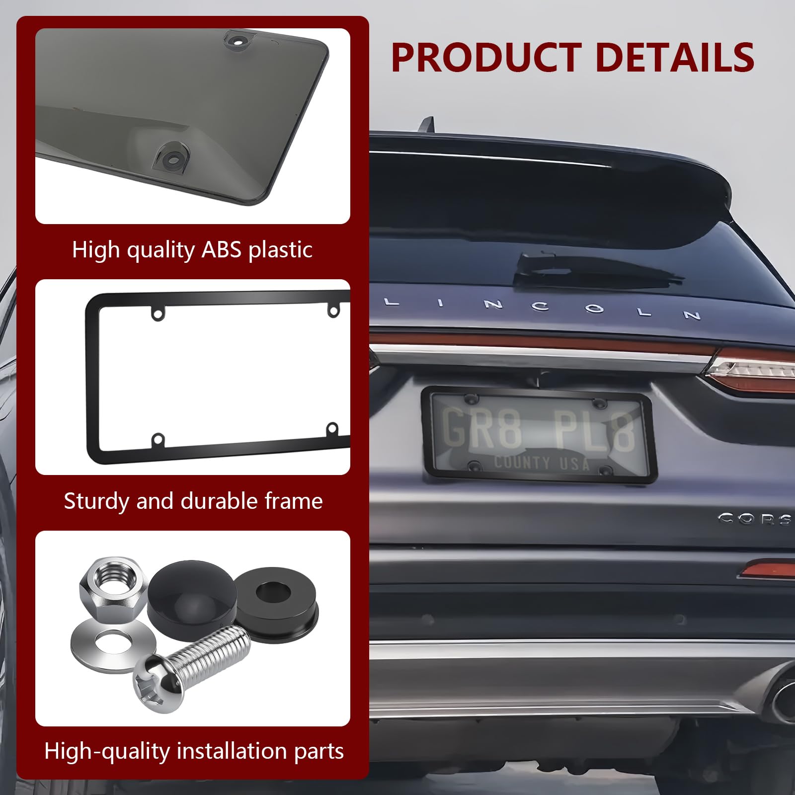 PLALEI on SUV rear demonstrating weather protection and stylish finish
