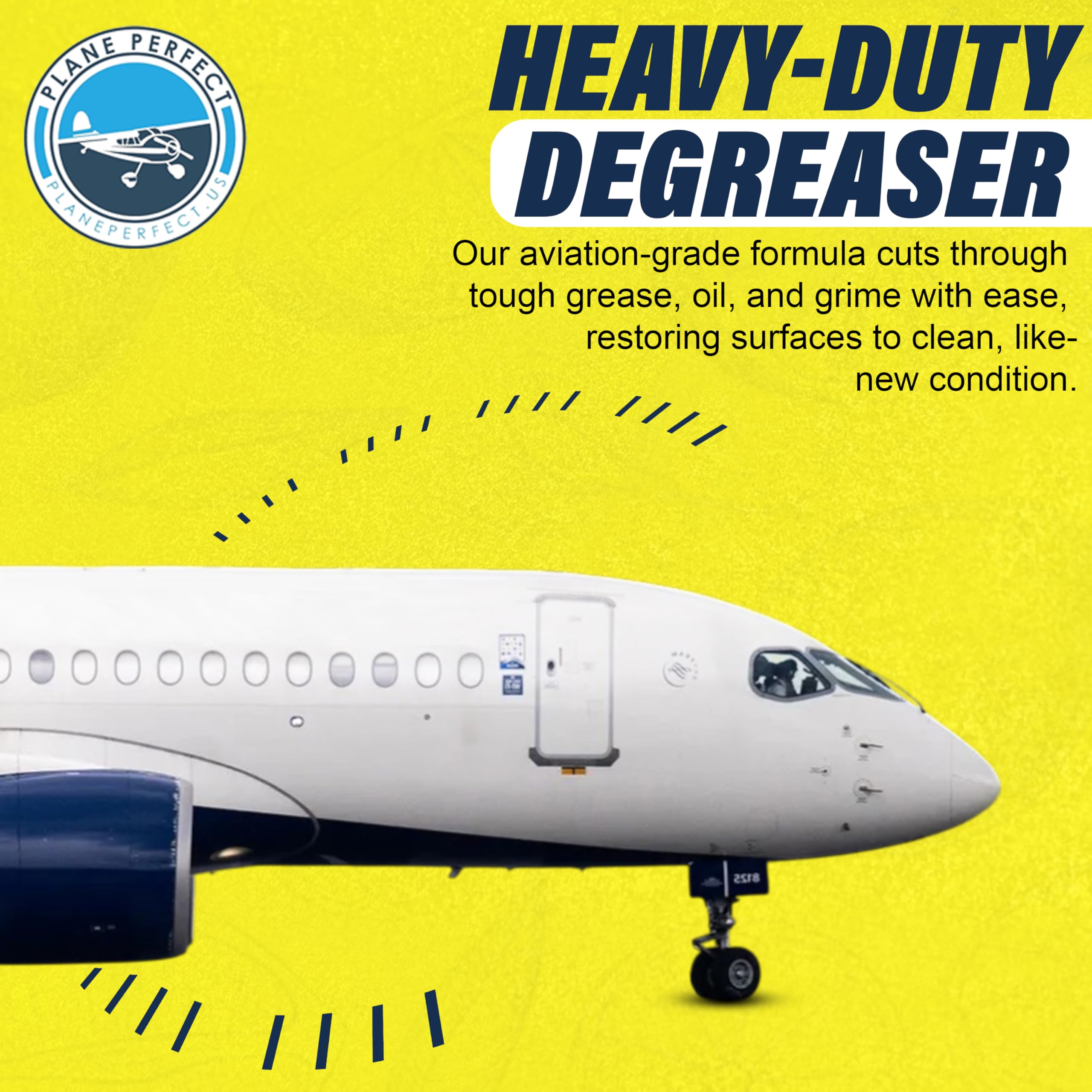 Plane Perfect on painted panel proving non-abrasive, paint-safe degreasing