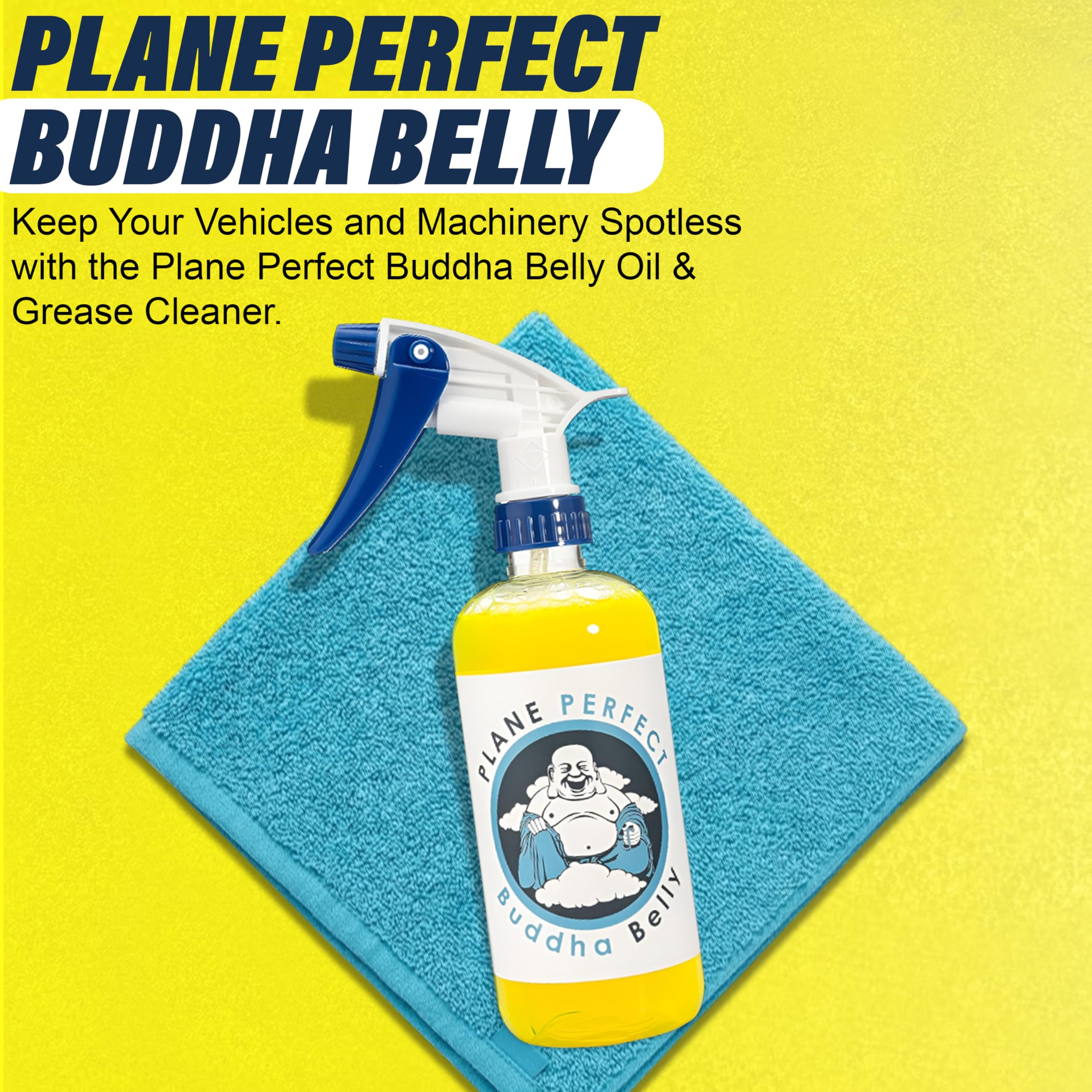 Plane Perfect being sprayed from trigger bottle demonstrating easy application