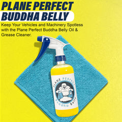 Plane Perfect being sprayed from trigger bottle demonstrating easy application