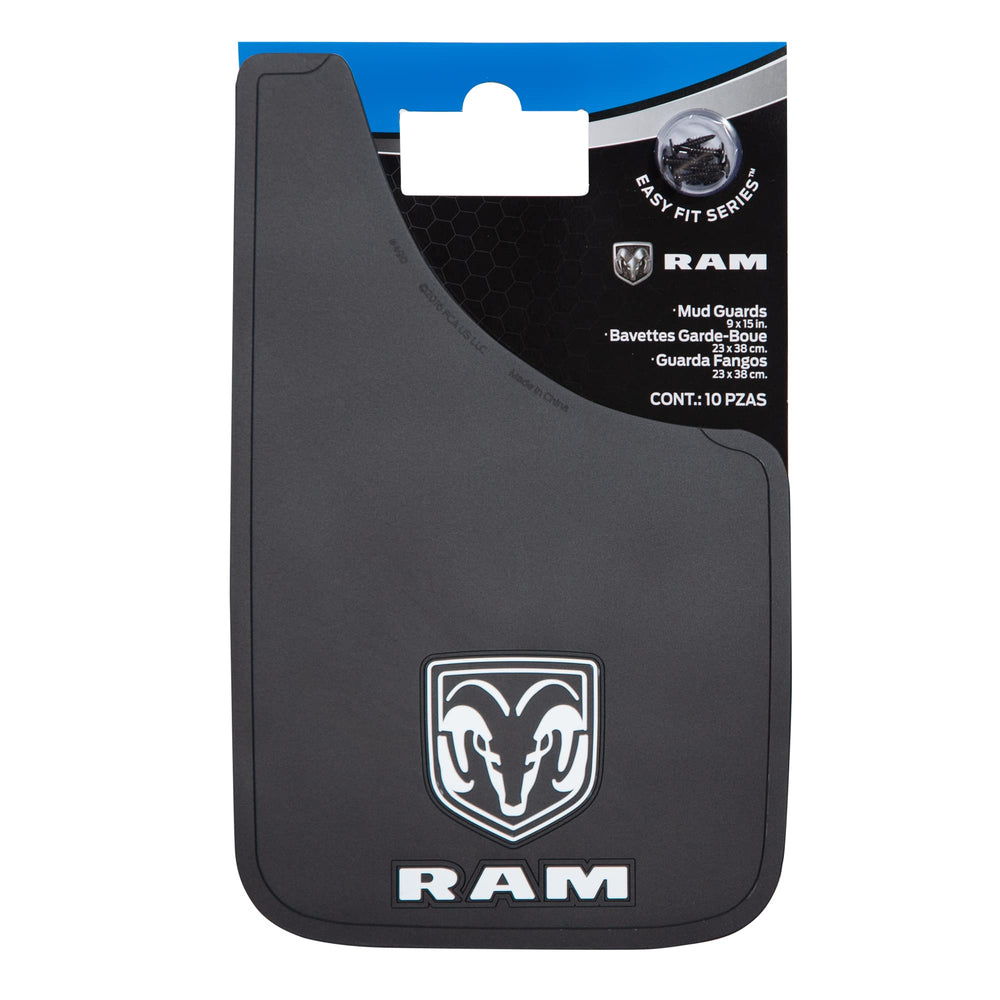 Plasticolor RAM close-up of fiberglass-backed mud guard highlighting durability