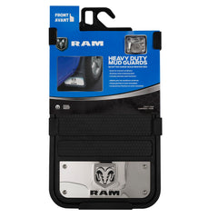 Plasticolor RAM embossed stainless plate closeup highlighting brand durability