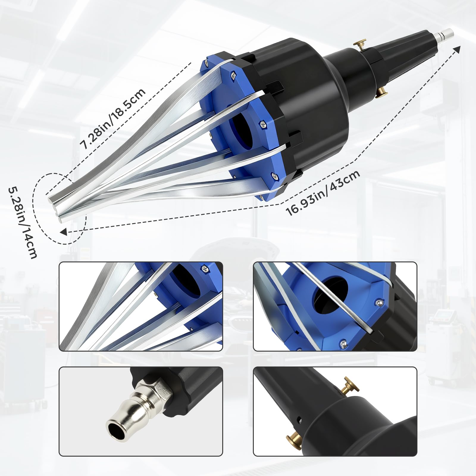 PLAYOCCAR laid out kit with clamps, PTFE tape and boot for ready-to-use advantage
