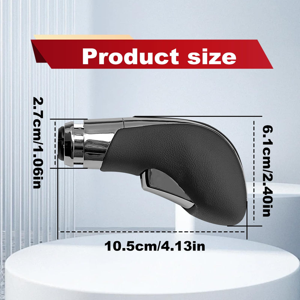 Pleoos black knob in car interior adding refined style and protection