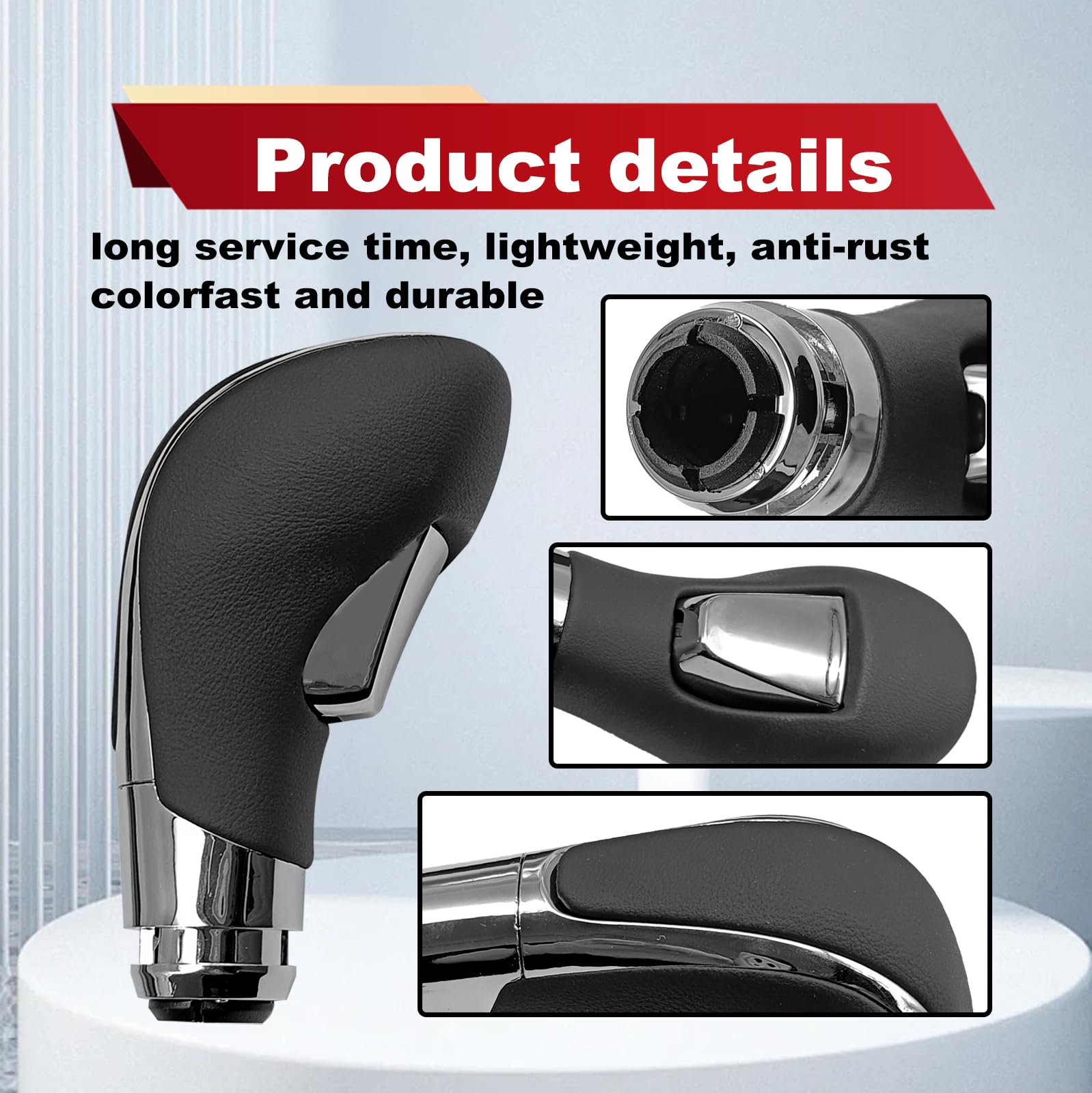 Pleoos leather close-up texture highlighting durable material and comfort