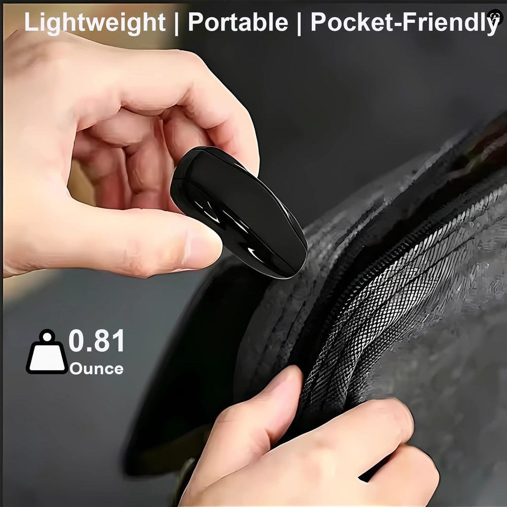 PLEXYNOVAR side profile highlighting ultra-thin lightweight design for pocket comfort