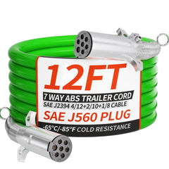 PlugSaf 7-way front view showing plug profile and robust grip for secure connection