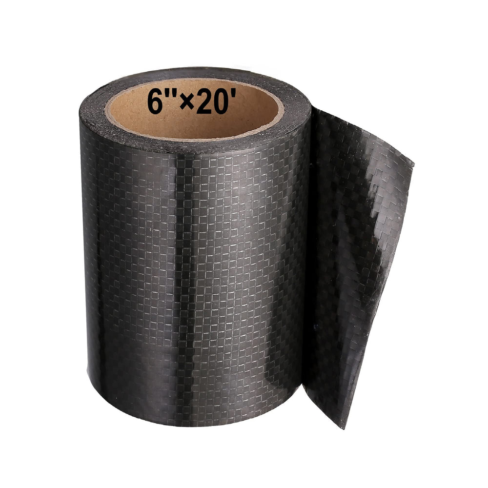 PlusRoc front packaging showing 6x20 inch belly tape and benefit of permanent seal