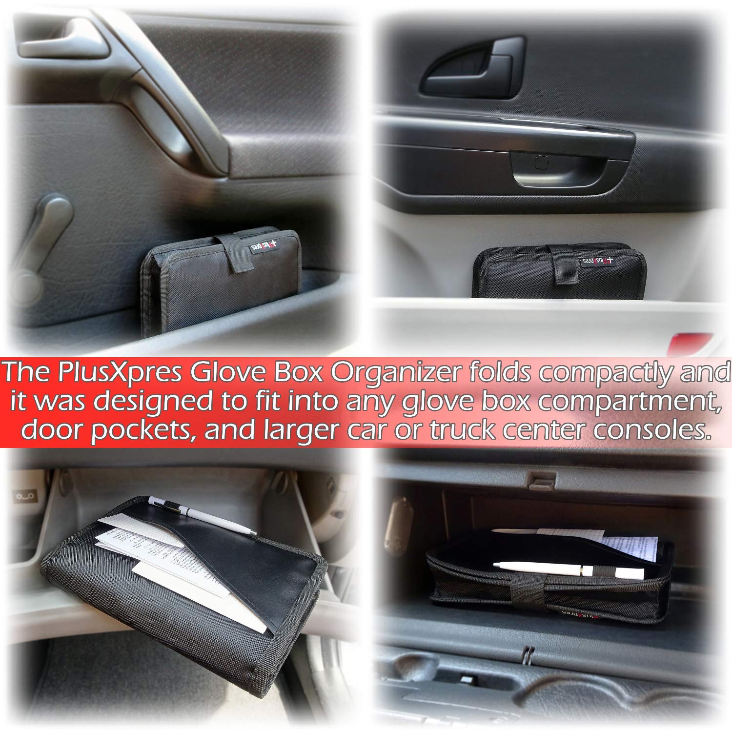 PlusXpres exterior quick access pocket storing parking change and frequent items
