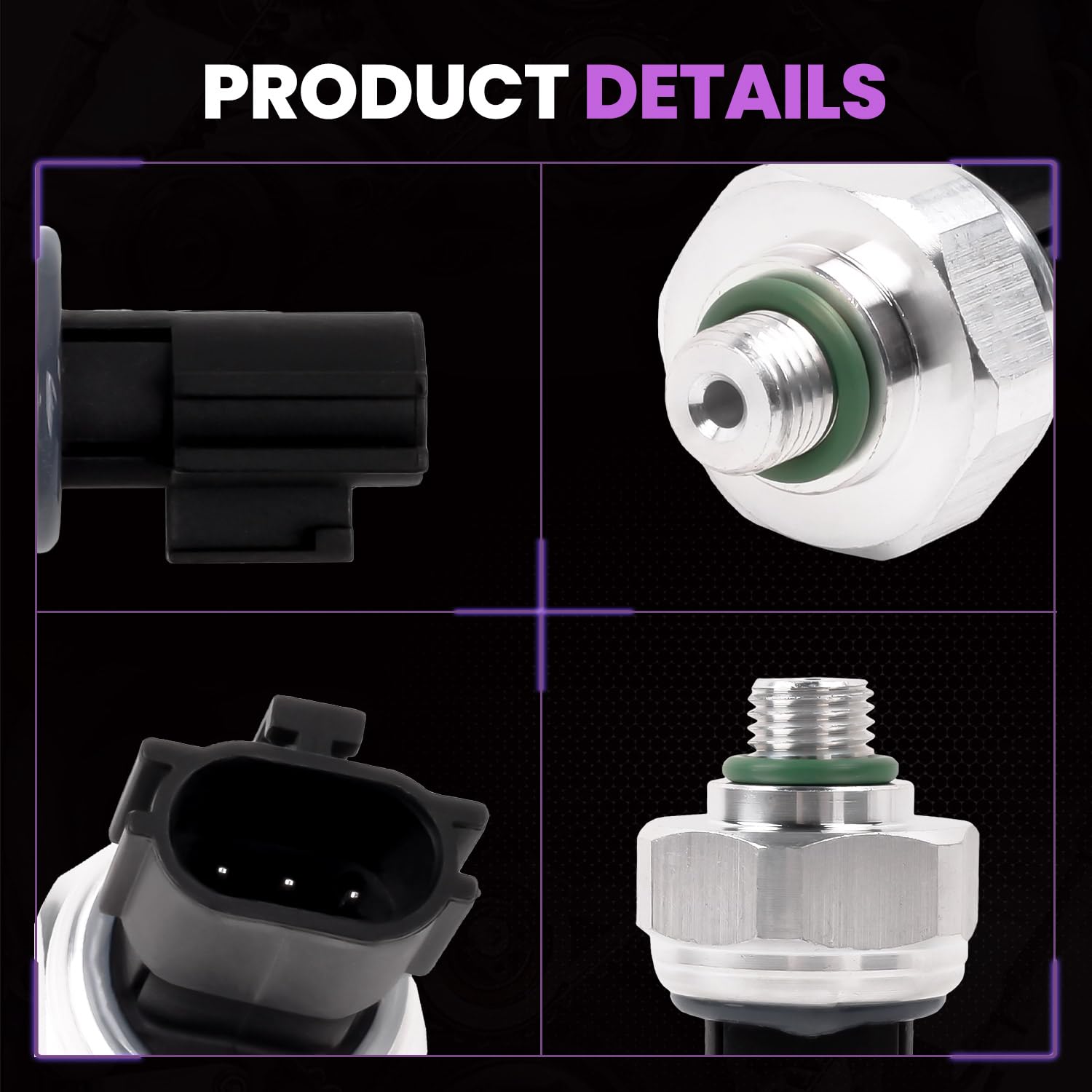 Pnkauto sensor installed in engine bay illustrating restored A/C clutch operation