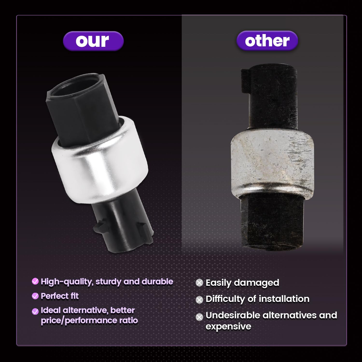 Pnkauto label with OE numbers for fast parts cross-reference and assurance
