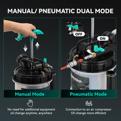 Poafamx pneumatic connector close-up illustrating fast air-powered extraction