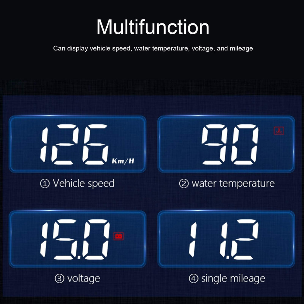 POCREATION slim side profile compact design saving dash space