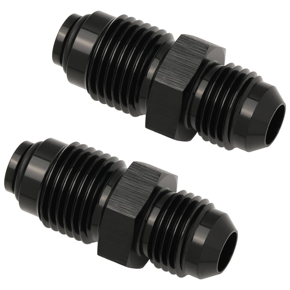 Podavelle adapter installed on braided hose demonstrating secure high-pressure connection