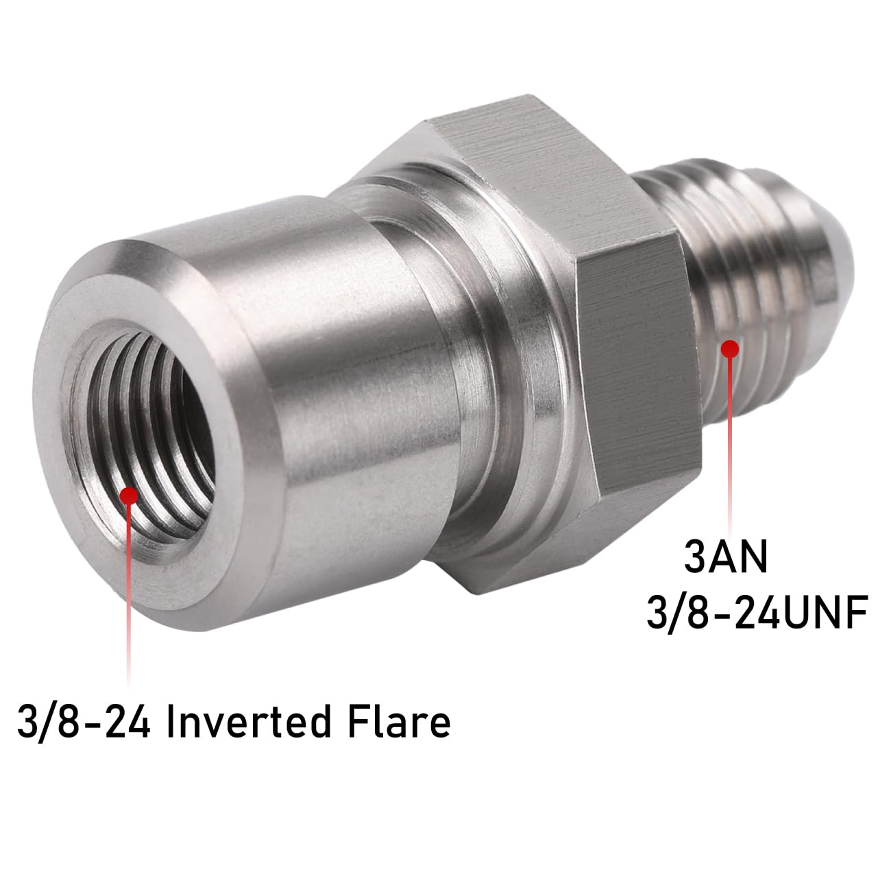 Podavelle adapter thread close-up highlighting clean machining for secure seal