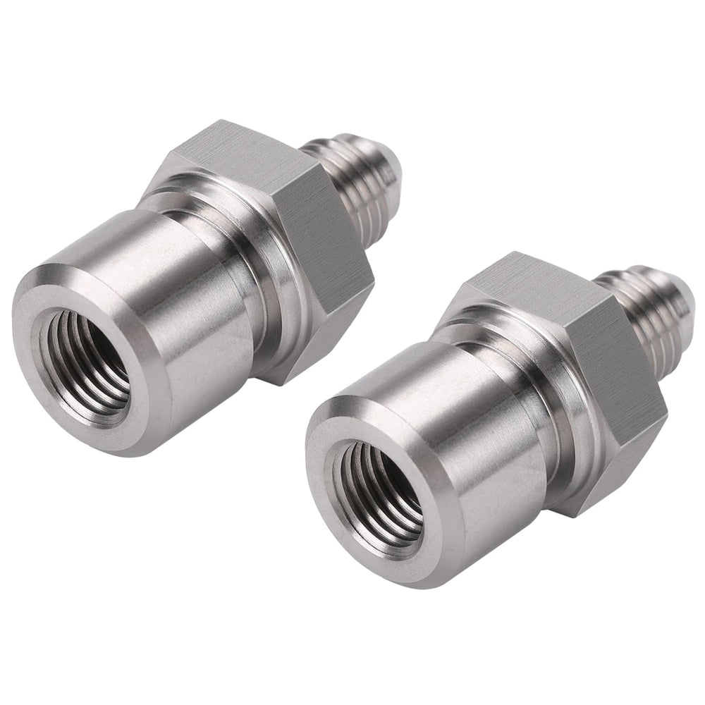 Podavelle adapter mated to -3AN hose showing reliable hose connection benefit