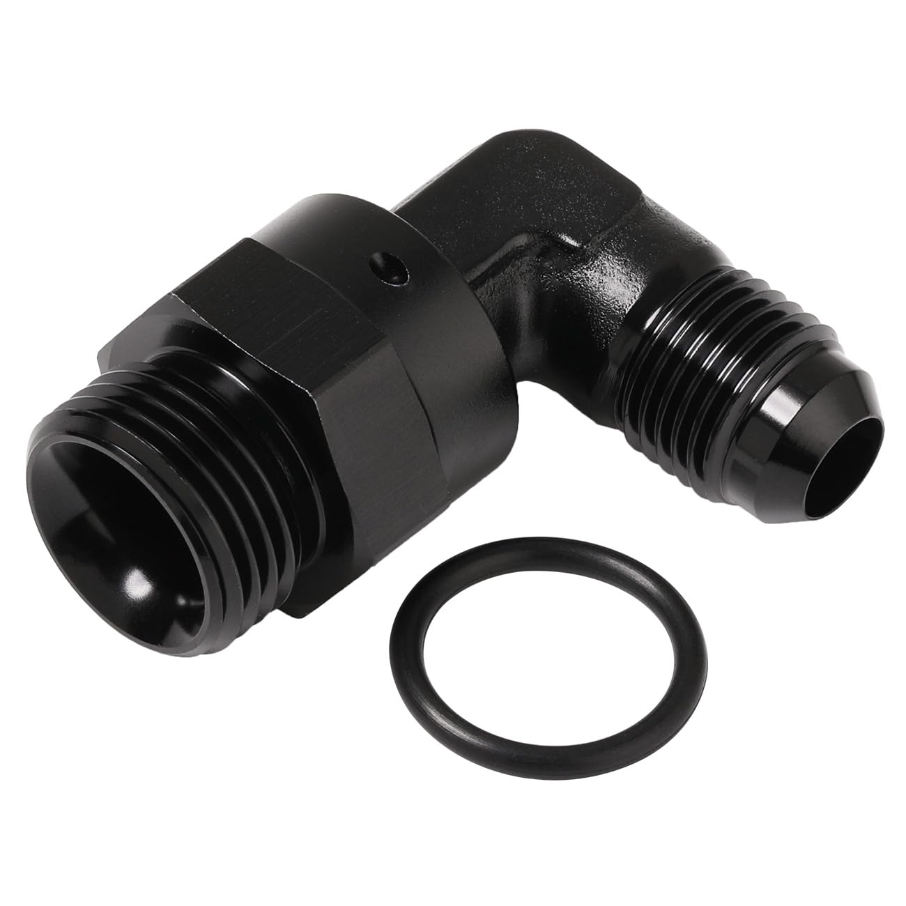 Podavelle adapter next to ruler showing compact dimensions and lightweight 6061-T6 construction