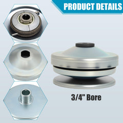 Podoy clutch close-up of friction surface and cast-iron finish for durability benefit