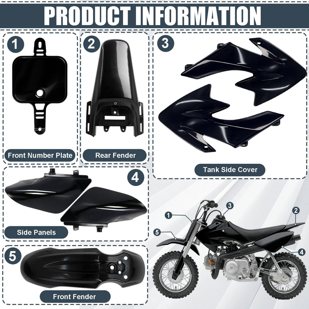 Podoy rear fender angled view highlighting durable ABS construction benefit