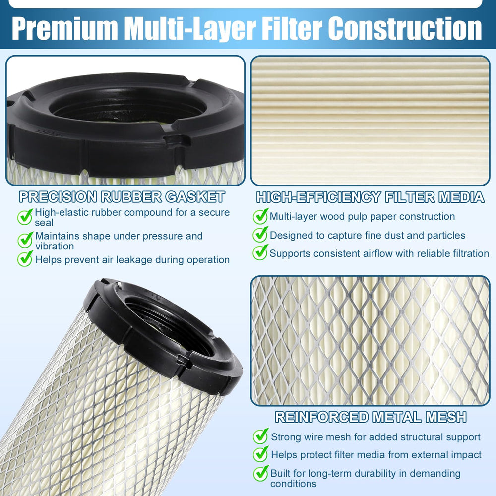 Podoy inner filter end cap detail showing precise dimensions for secure sealing