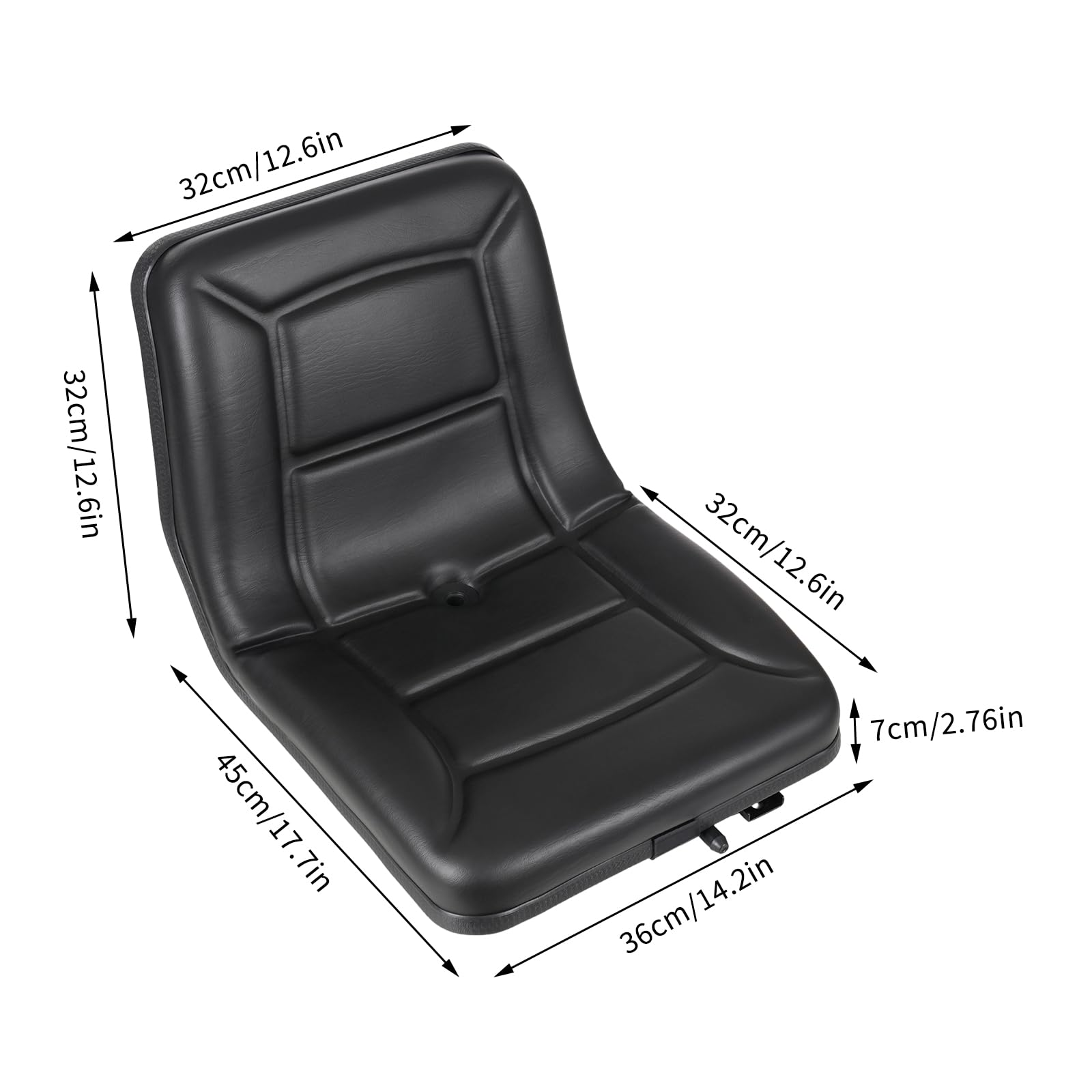 Poggyyi close-up of ergonomic backrest for improved support