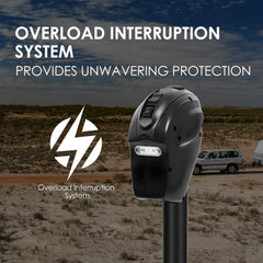 POLESTAR LED lights illuminating ball and coupler for safe night hookups