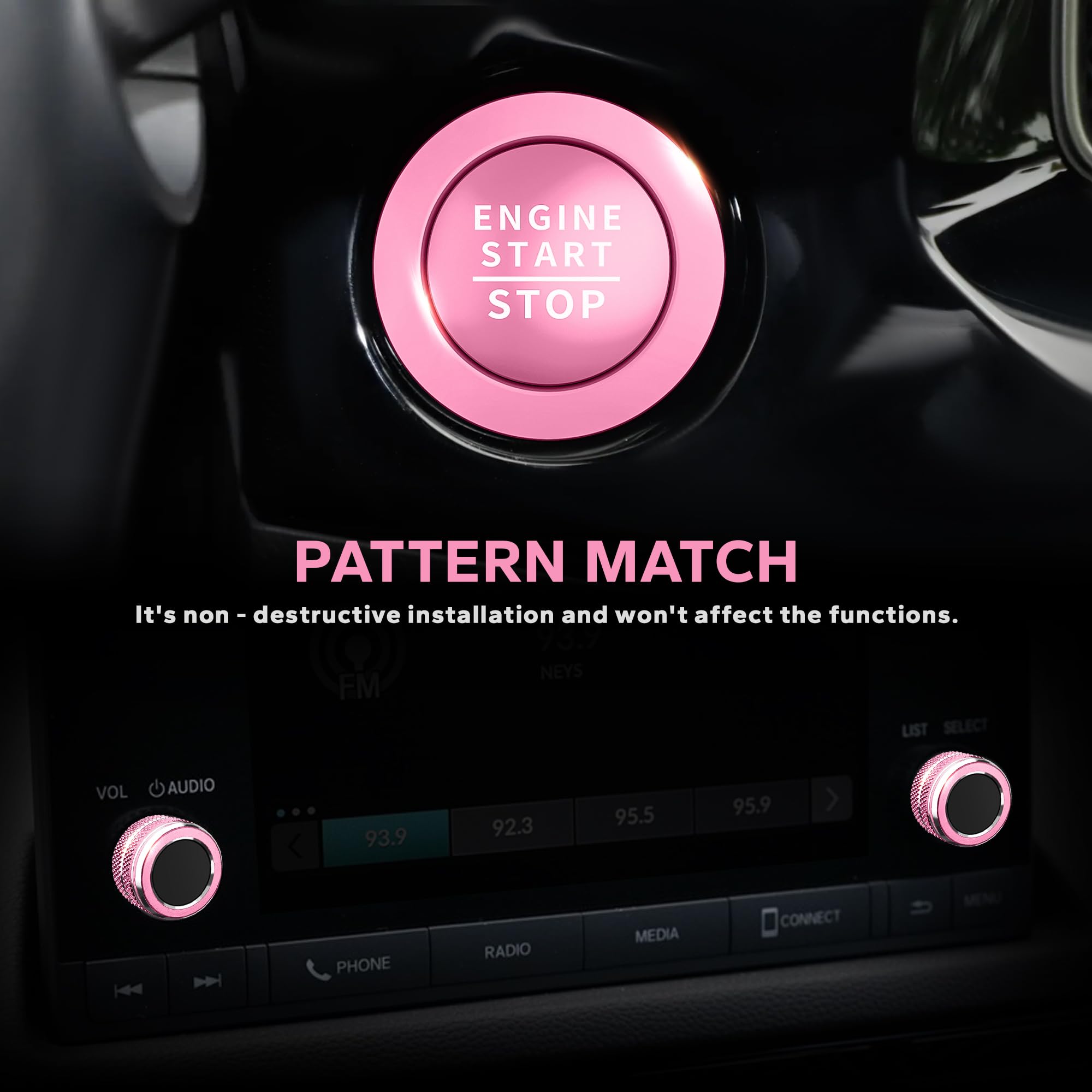 Polodunn AC knob and vent tab arrangement improving ergonomics and look