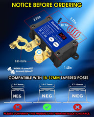 Ponzkoe LEDs illuminated showing clear switch status at a glance