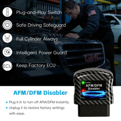 Pooperws installed under dash in a GM vehicle for immediate AFM control