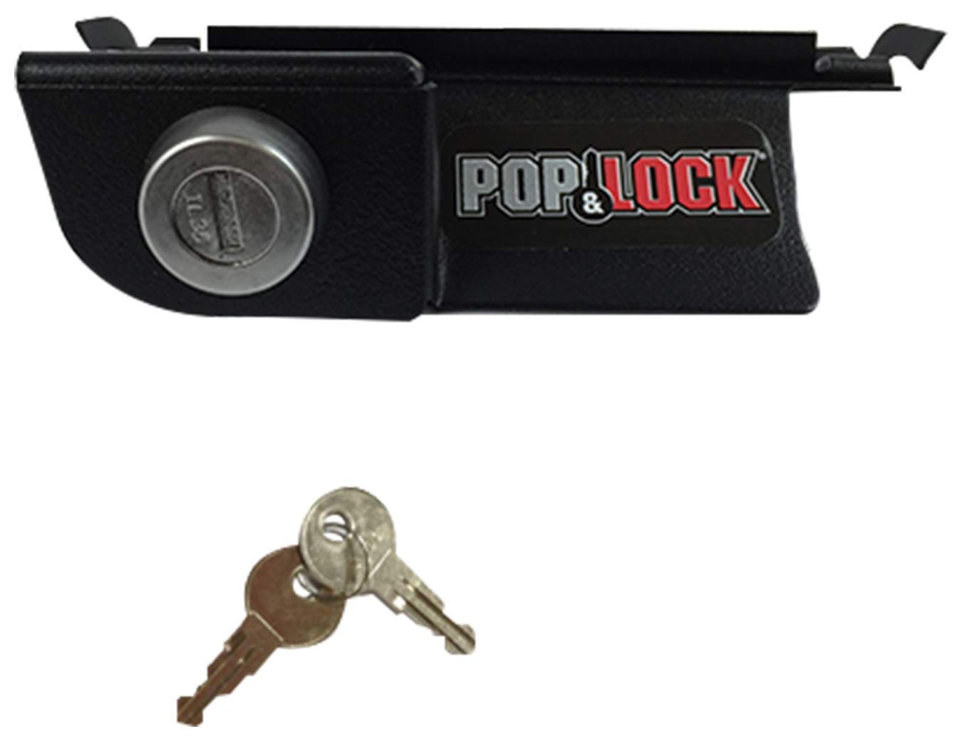 Pop & Lock front chrome lock showing clean OEM look and enhanced security