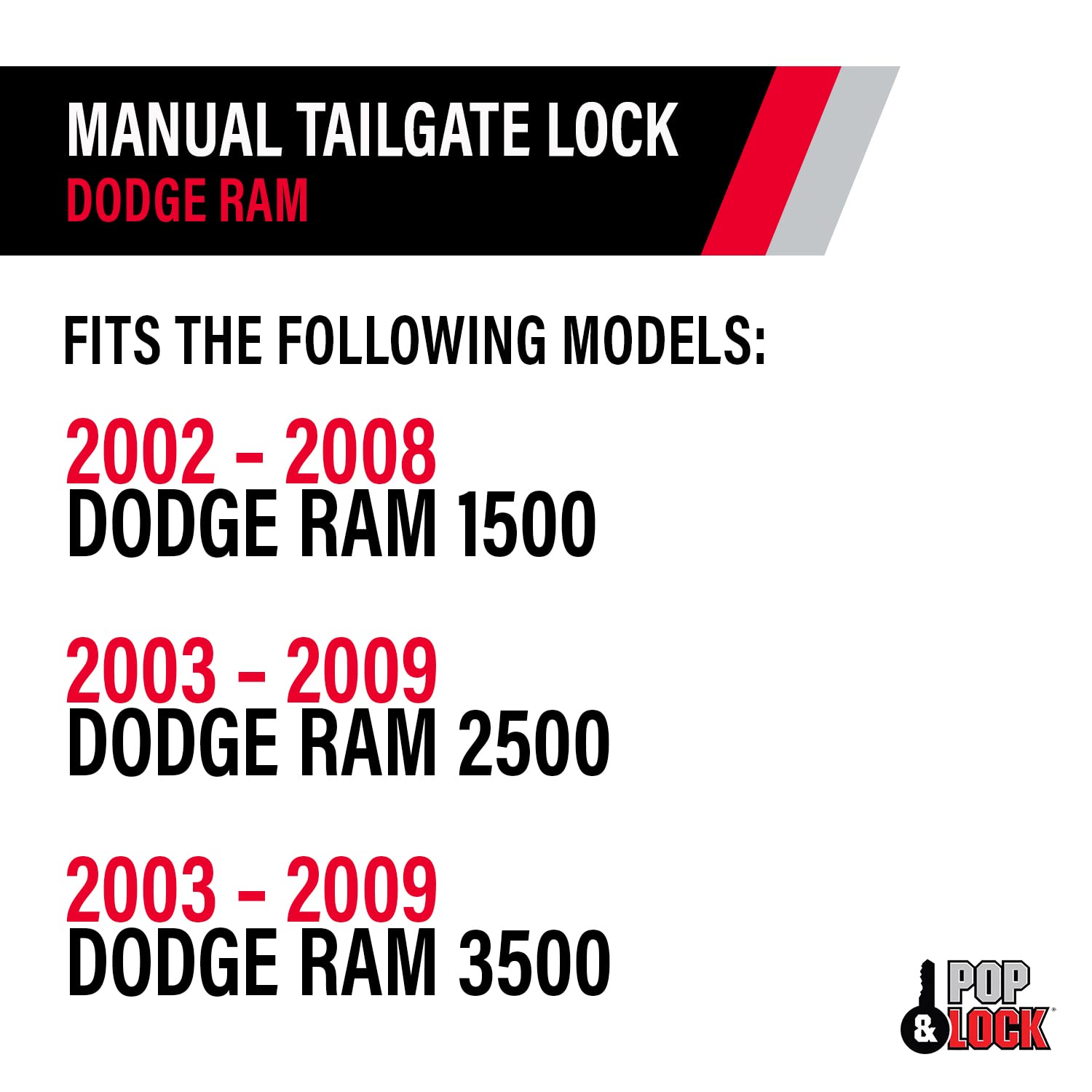Pop & Lock inside tailgate view showing internal securing option advantage