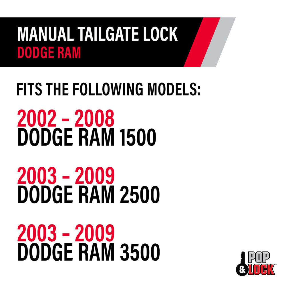 Pop & Lock inside tailgate view showing internal securing option advantage