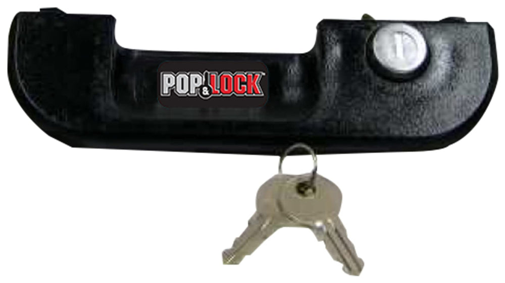 Pop & Lock PL5100 front view showing black faceplate and secure appearance