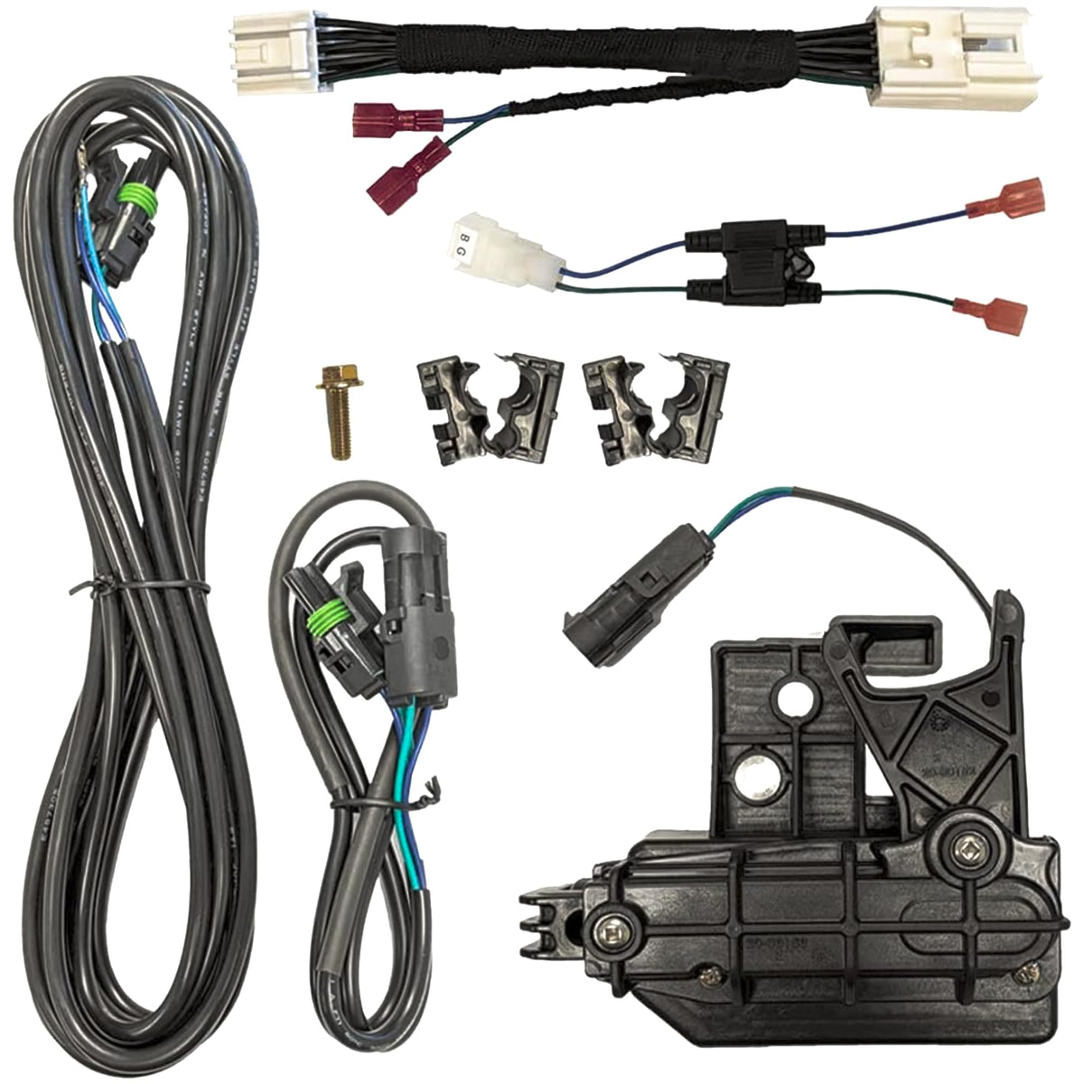 Pop & Lock PL8547TAC front view inside tailgate showing concealed security benefit