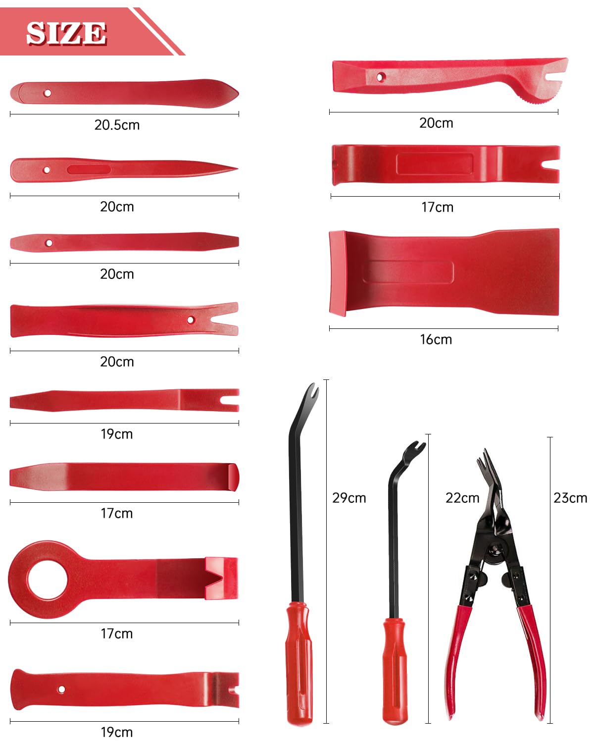 Poraxy detailed view of trim clip removal plier gripping a fastener for clean removal