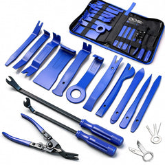 Poraxy front layout showing full 19-piece kit and pouch for easy selection