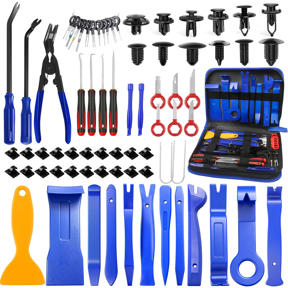 Poraxy front layout showing all 120 pieces and bag, organized for quick selection