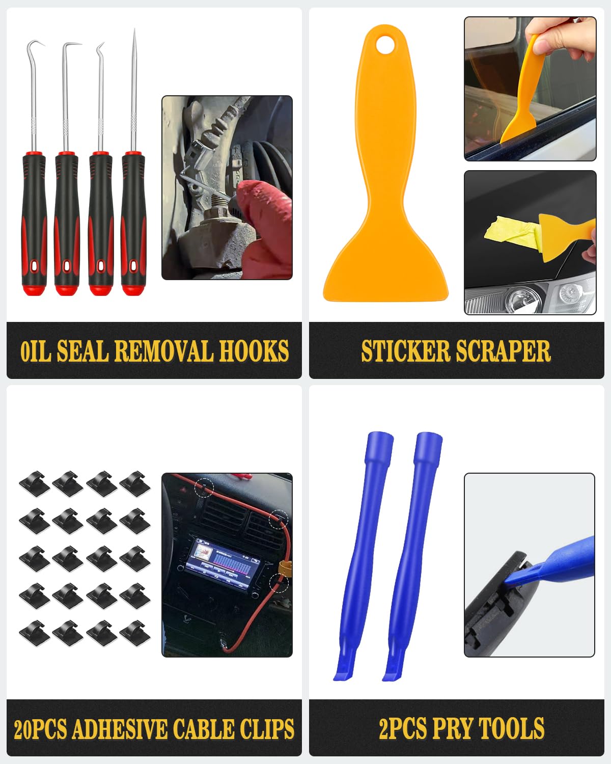 Poraxy size comparison showing tools and fasteners for kit completeness and scale