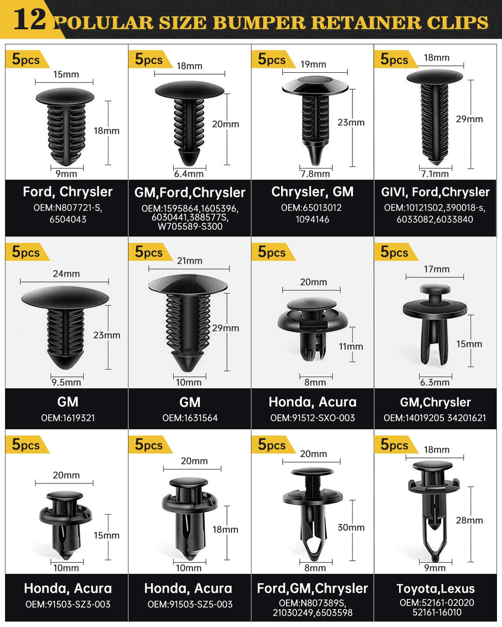 Poraxy stainless stereo keys and terminal tools for safe radio and connector removal