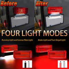 POVTOR close-up of 57 LEDs demonstrating high brightness and clarity